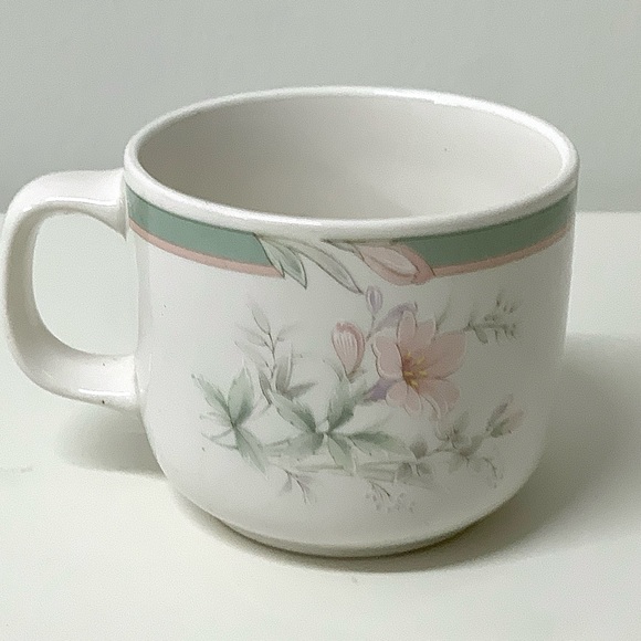 Vintage 1990s Discontinued NORITAKE Misty Isle DEERFIELD Tea Cup Coffee Mug - Picture 1 of 9
